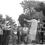 Amb el Grup de Folk, el maig del 1968, al Festival Folk del Parc de la Ciutadela de Barcelona
