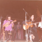 Recital de Maria del Mar Bonet acompanyada per Lautaro Rosas a la Festa de les Juventuts Comunistes de Mataró, 1977